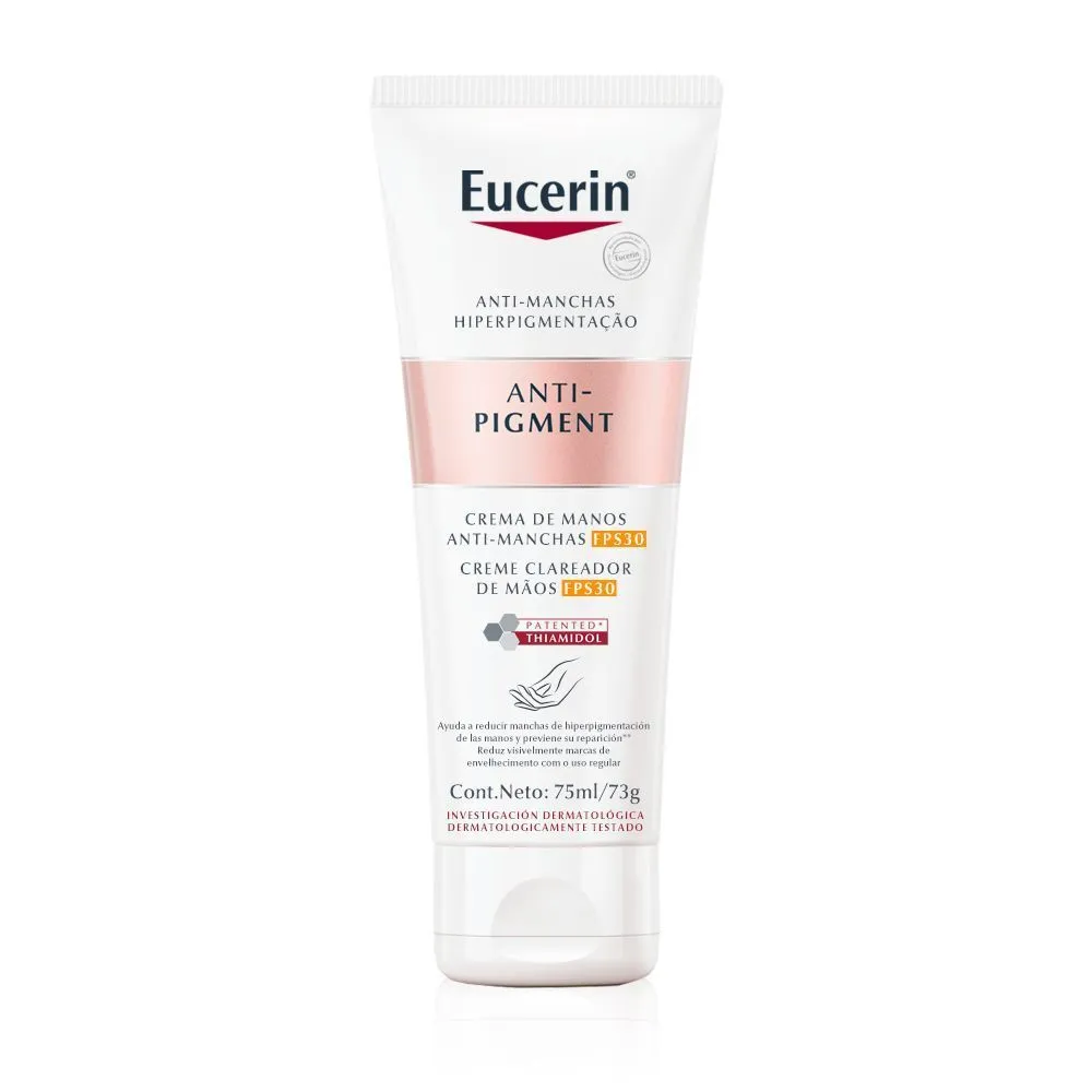 Eucerin Anti-Pigment Creme Hidrante Clareador de Mãos FPS 30 75ml