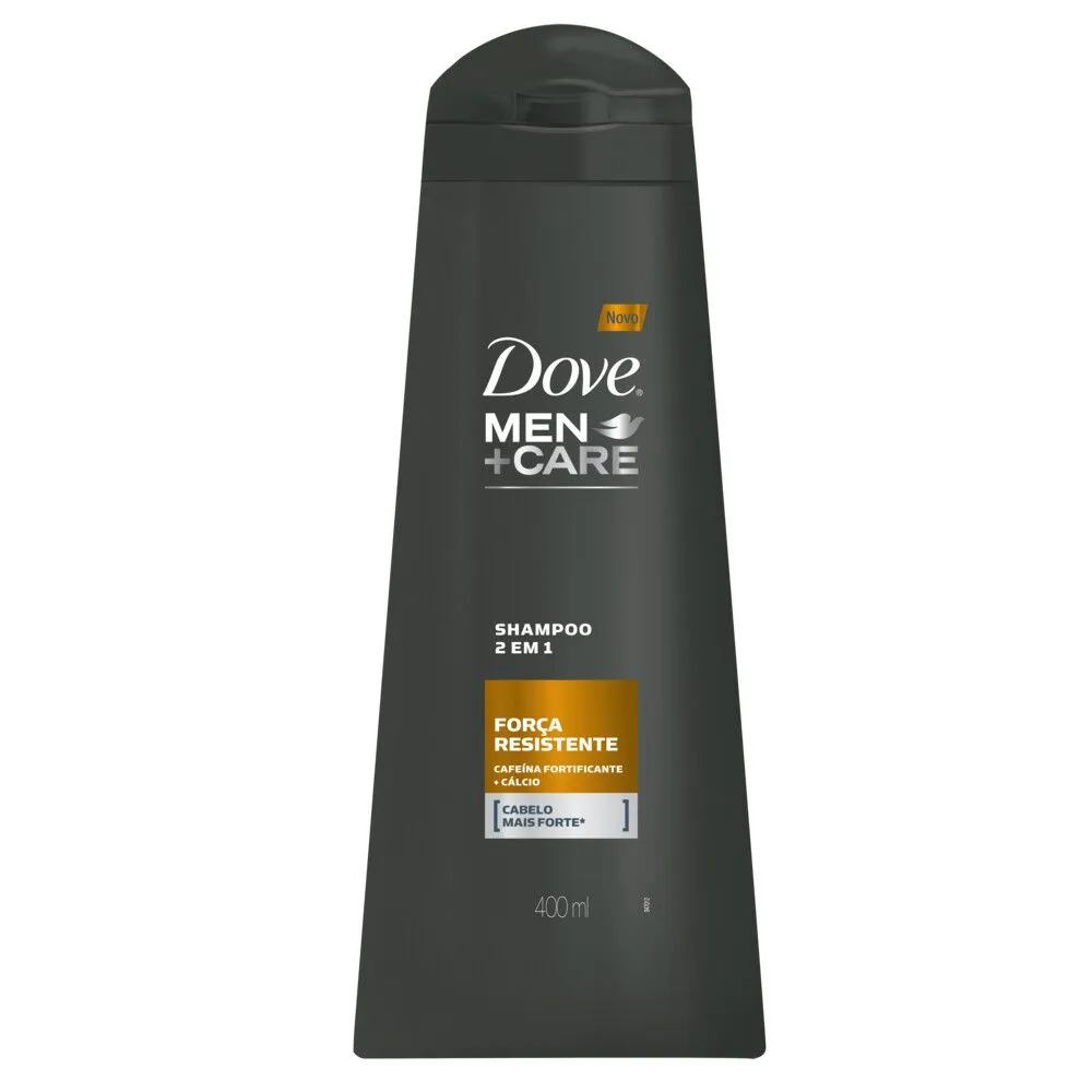 Shampoo 2 em 1 Dove Men Care Força Resistente 400ml
