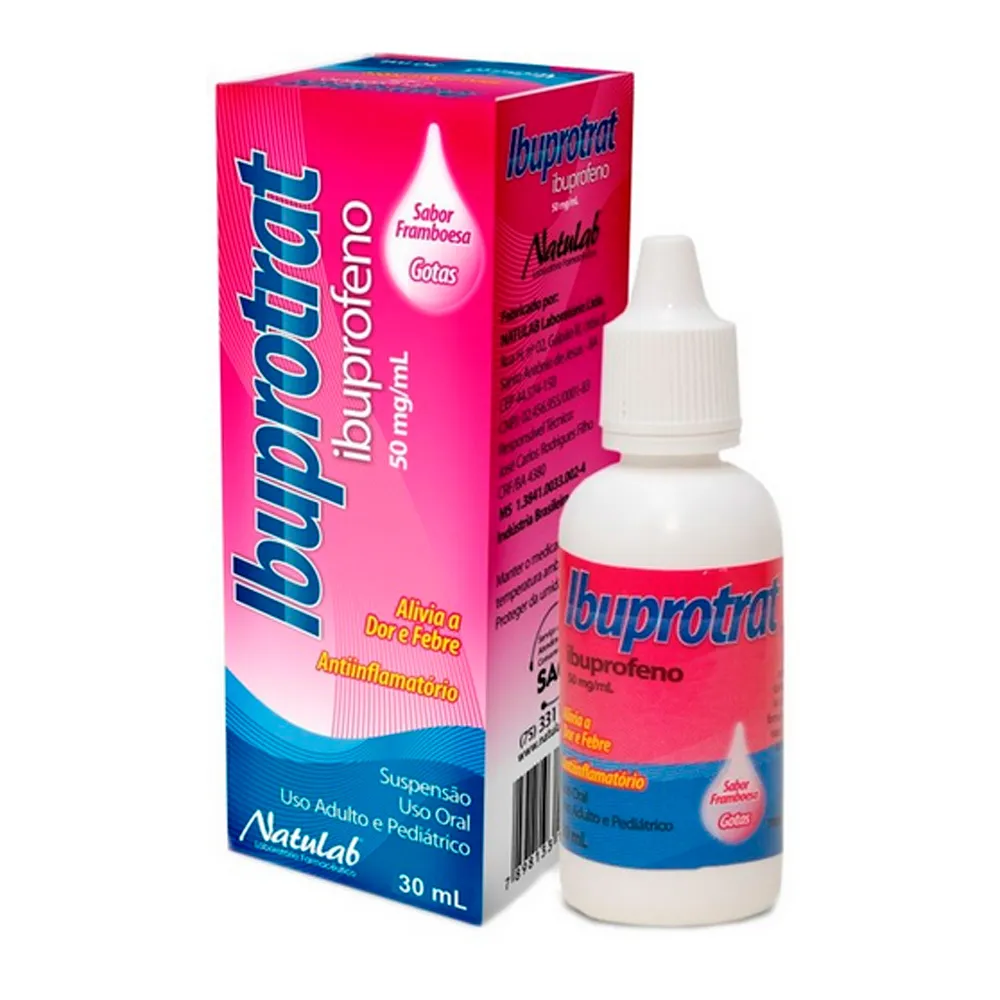 Ibuprotrat 50mg/ml Gotas com 30ml Frasco