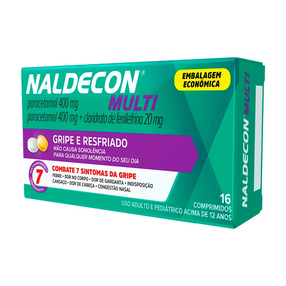 Naldecon Multi com 16 Comprimidos