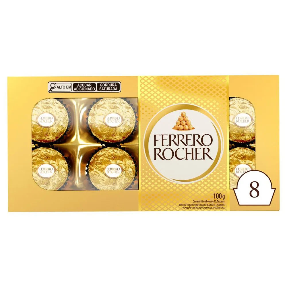 Bombons Ferrero Rocher 8 Unidades