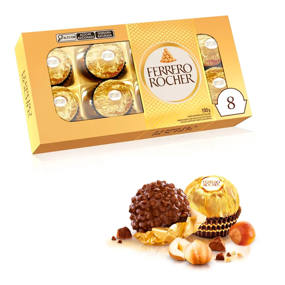 Bombons Ferrero Rocher 8 Unidades