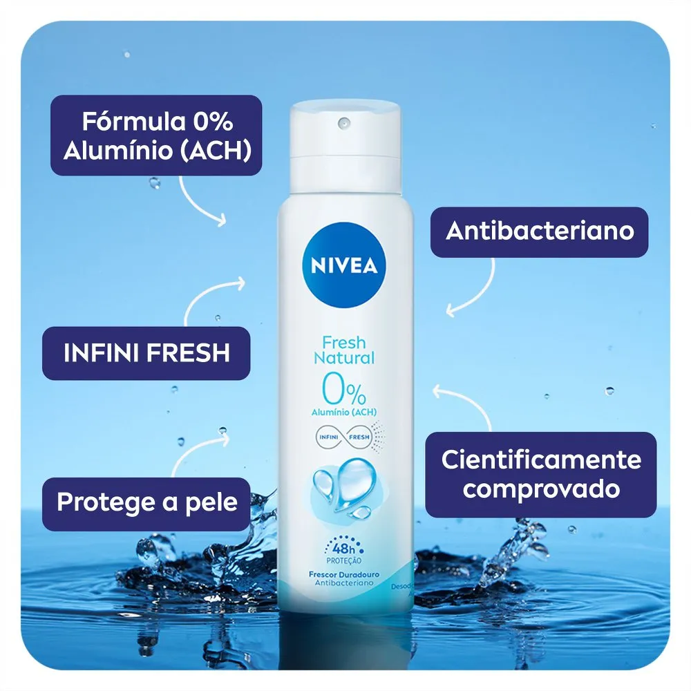 Fresh Natural 150ml Desodorante Aerossol