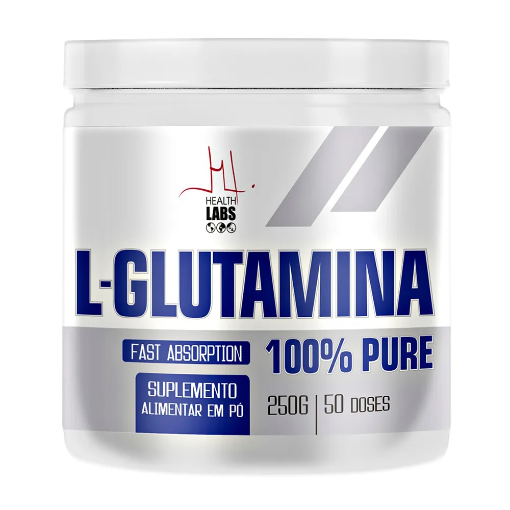 L-Glutamina Health Labs 100% Pure 250g