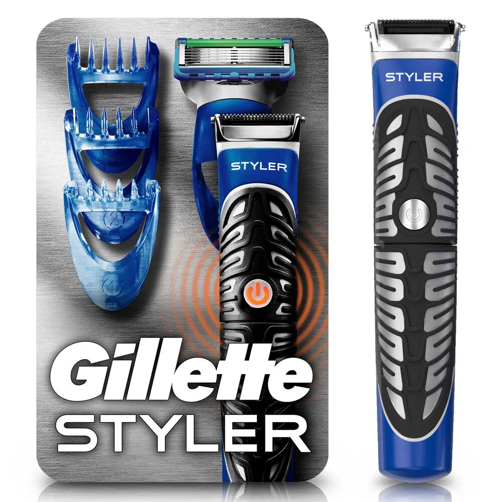 Barbeador Elétrico Gillette Styler 3 em 1