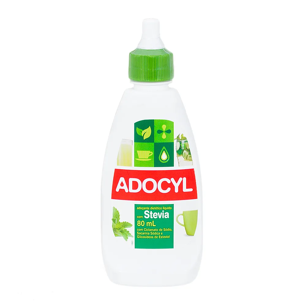 Adoçante Adocyl com Stevia Gotas com 80ml