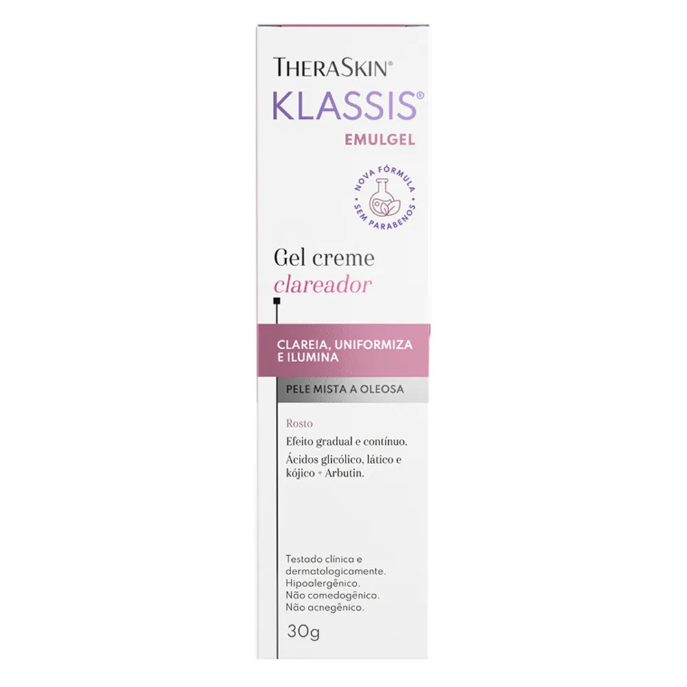 Klassis TheraSkin FPS 20 Emulgel Clareador 30g - Drogaria Araujo