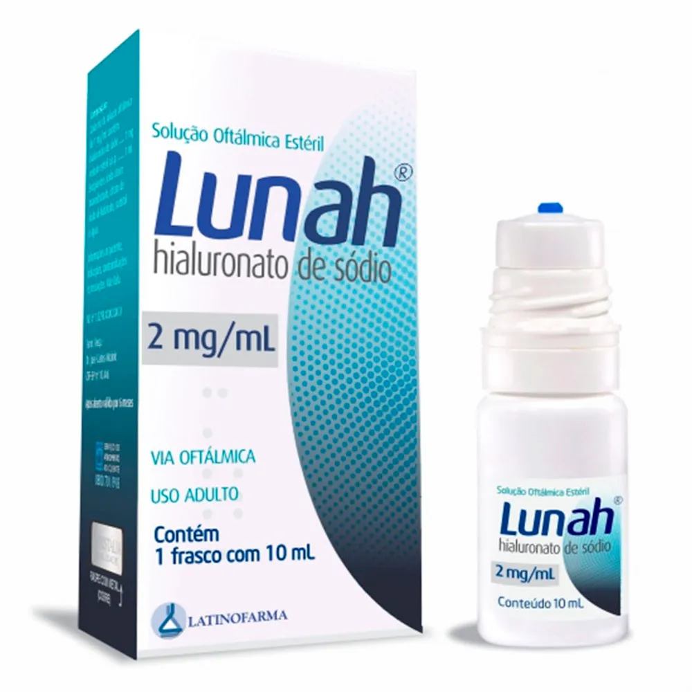 Lunah 2mg/ml Solução Oftálmica 10ml