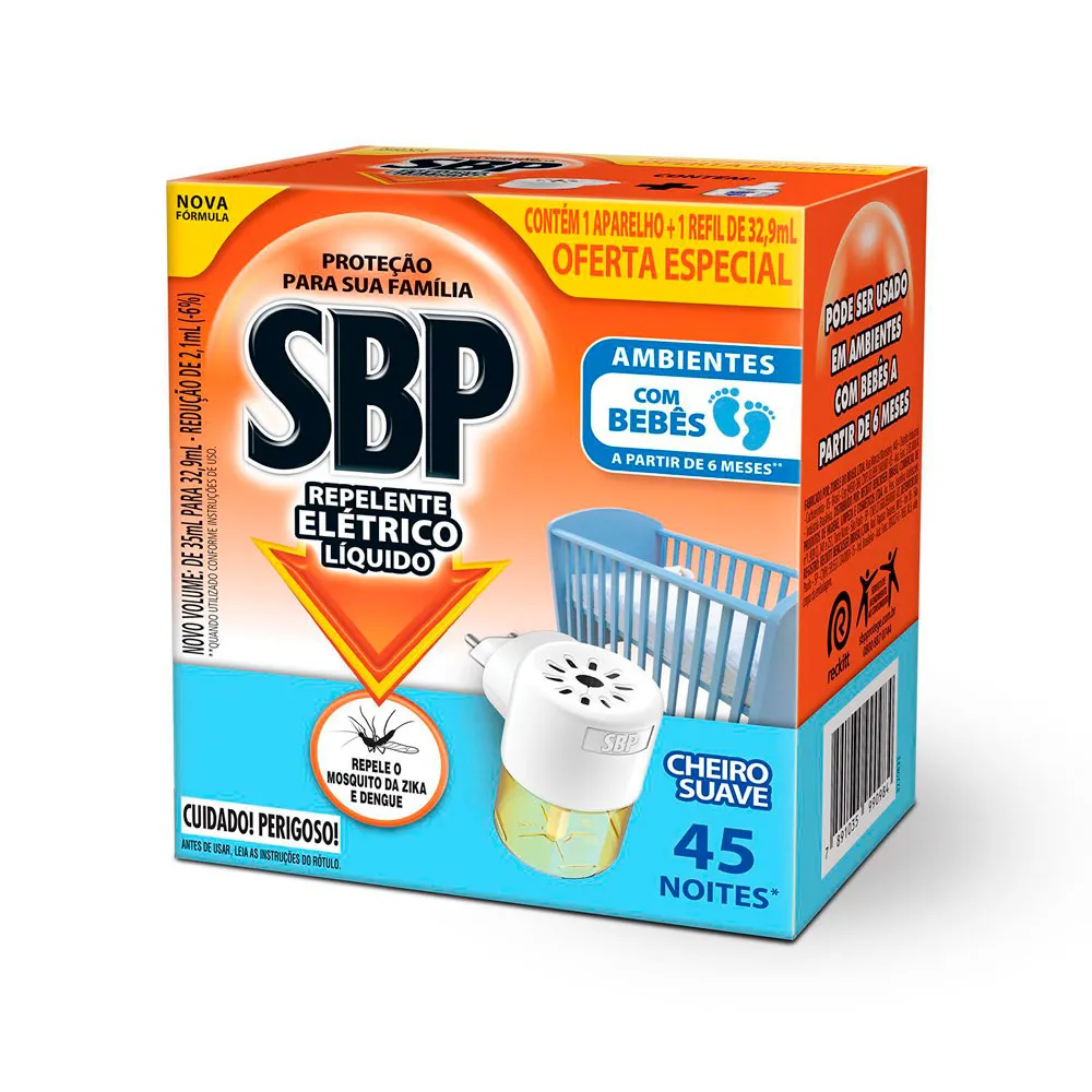 Repelente Elétrico Líquido SBP 35ml