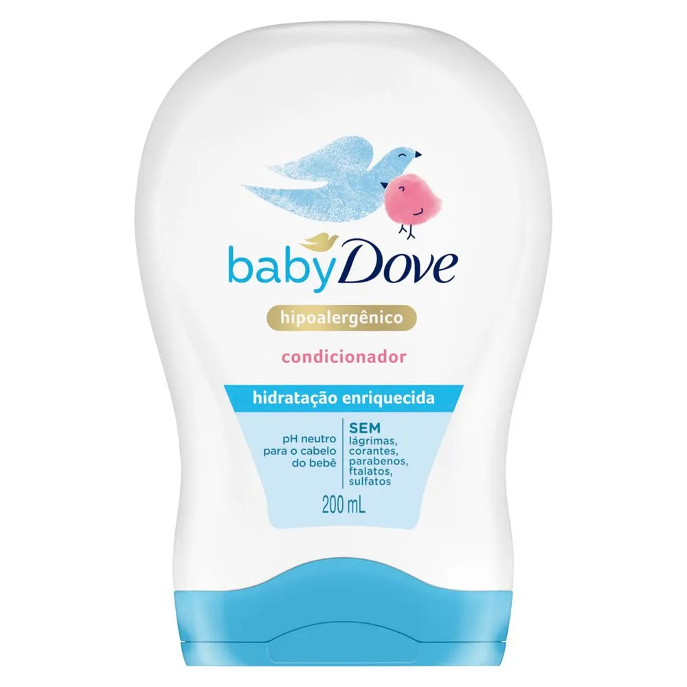 Condicionador Dove Baby Hidratação Enriquecida com 200ml