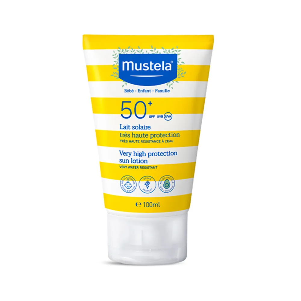 Protetor Solar Infantil Mustela Bébé-Enfant FPS 50 Loção com 100ml