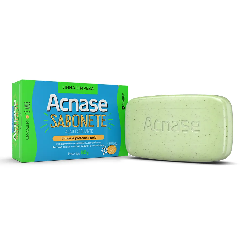 Acnase Clean Sabonete Esfoliante com 80g