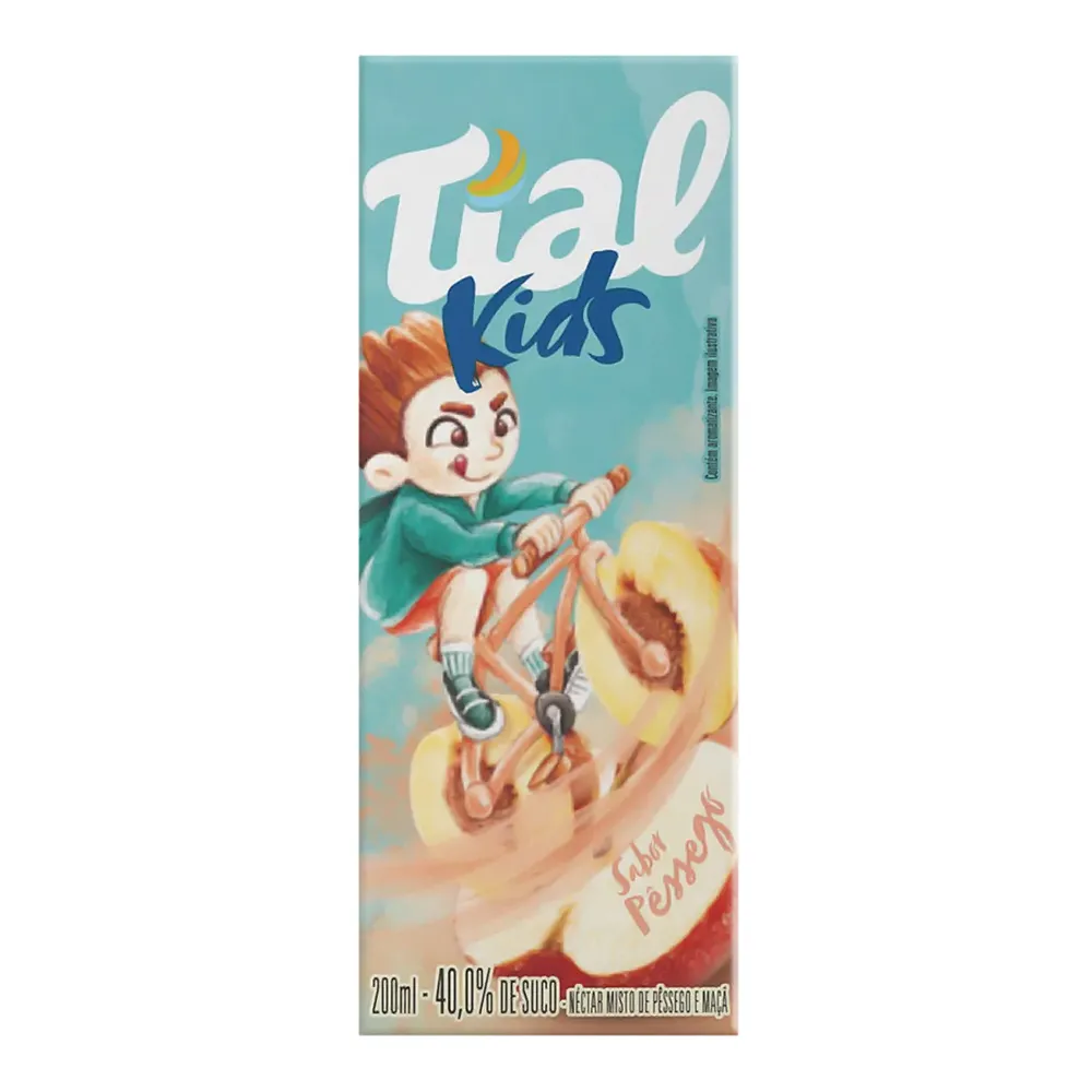 Suco Tial Kids Pêssego 200ml