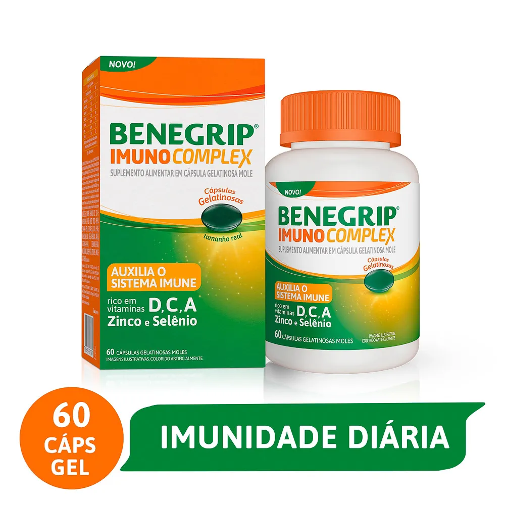 Benegrip Imuno Complex com 60 Cápsulas_2