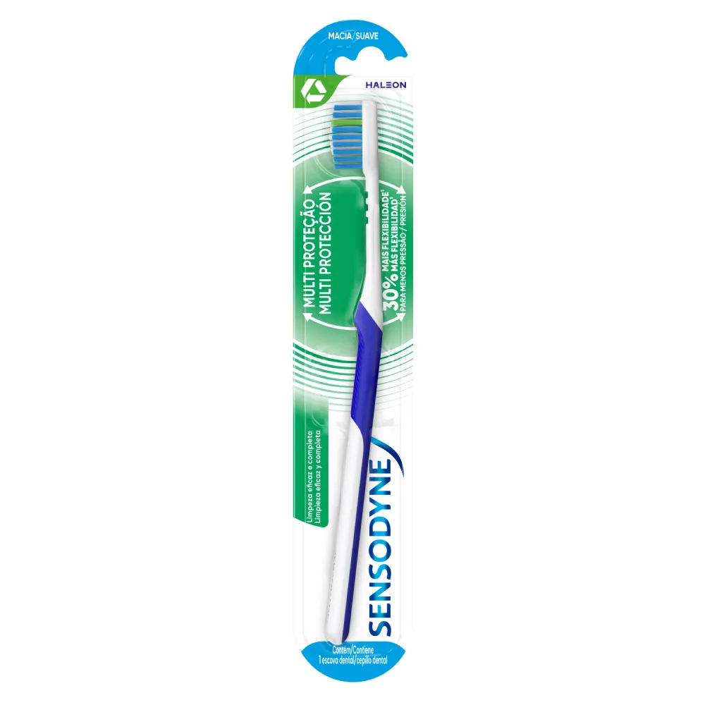 Escova Dental Sensodyne Multi Proteção Macia Cores Sortidas com 1