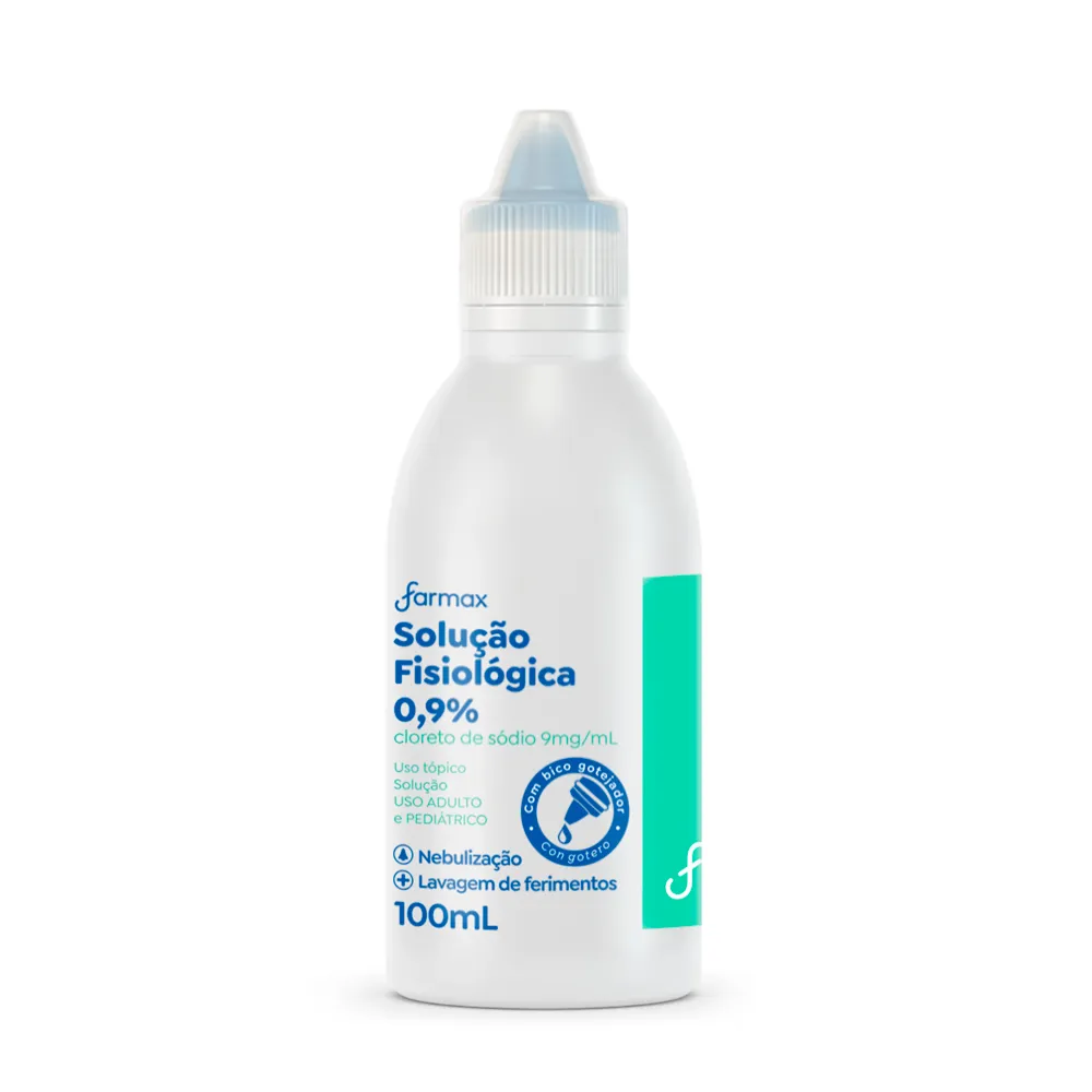 Soro Fisiológico 0,9% Sorimax Farmax com 100ml