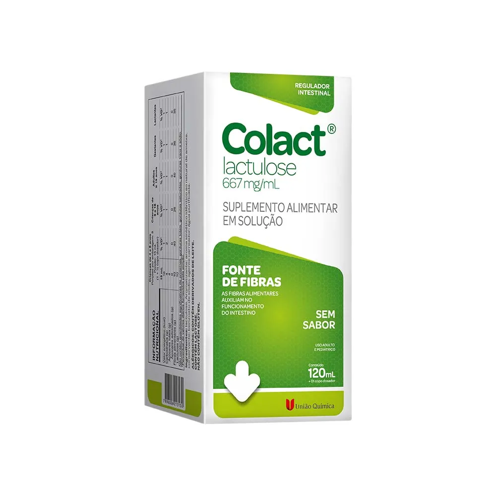 Colact 667mg/ml Sem Sabor Solução com 120ml