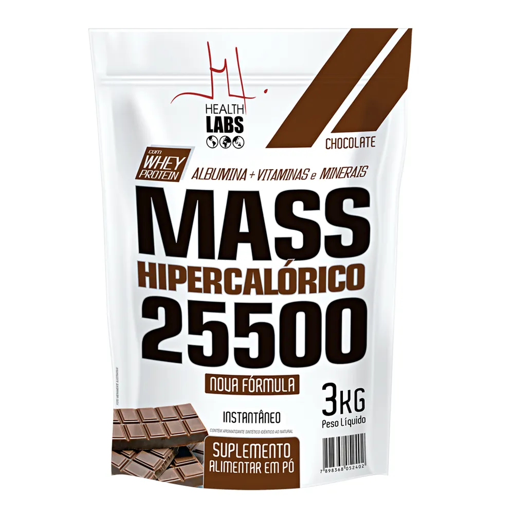 Mass 25.550 Health Labs Sabor Chocolate 3kg