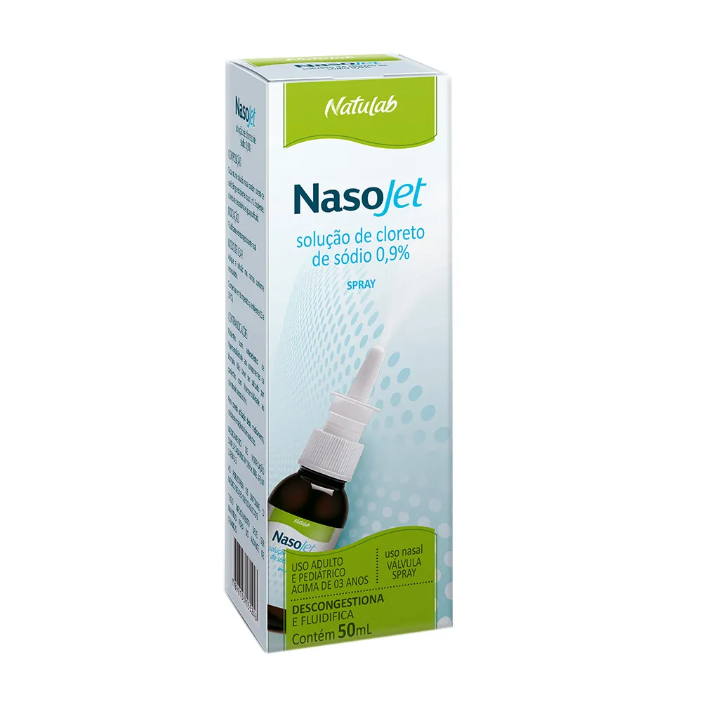 Nasojet 0,9% Solução Nasal Spray 50ml
