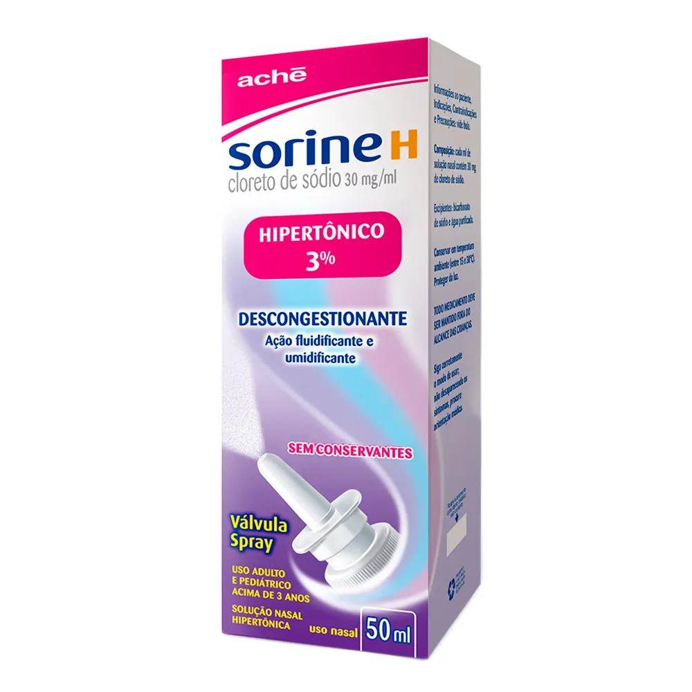 Sorine H Solução Nasal Spray com 50ml