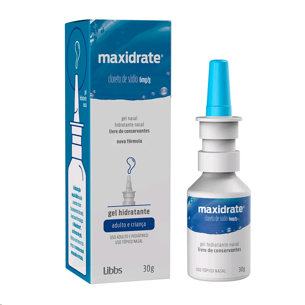 Maxidrate 6mg/g Gel Nasal com 30g