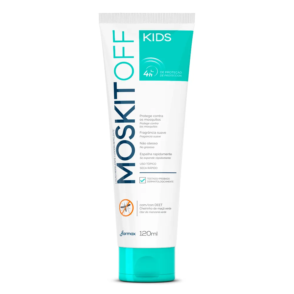 Repelente MoskitOff Kids Loção 120ml Bisnaga