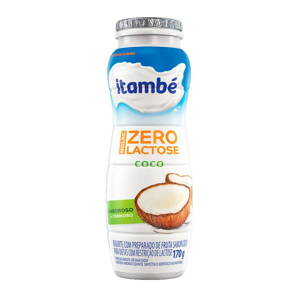 Iogurte Itambé Nolac Zero Lactose Coco 170g
