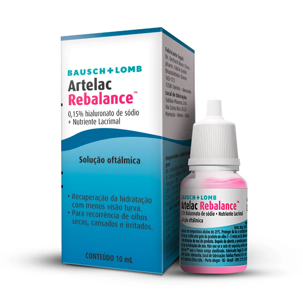Artelac Rebalance Colírio com 10ml