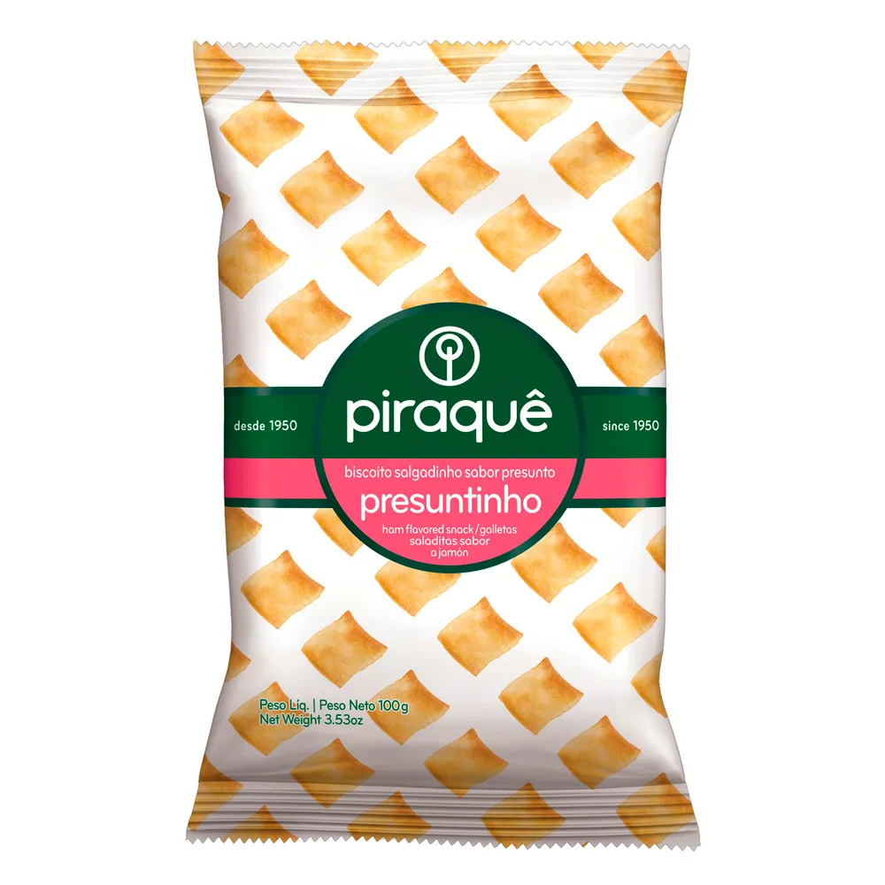 Biscoito Piraquê Presuntinho com 100g