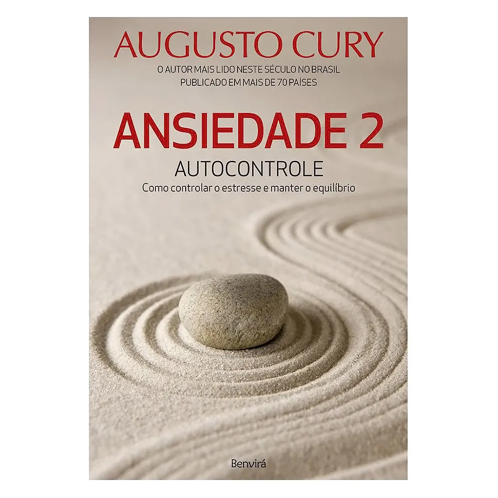 Livro Ansiedade 2 Autocontrole Autor Augusto Cury