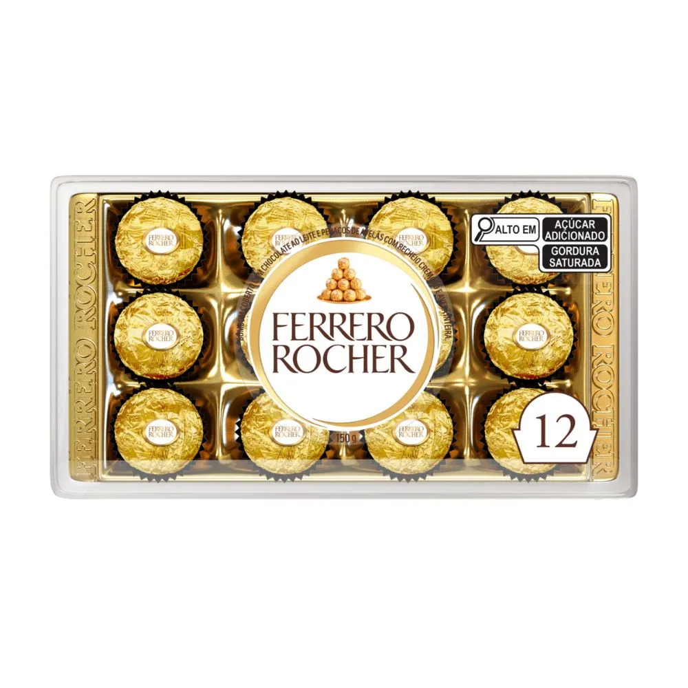 Bombons Ferrero Rocher 12 Unidades