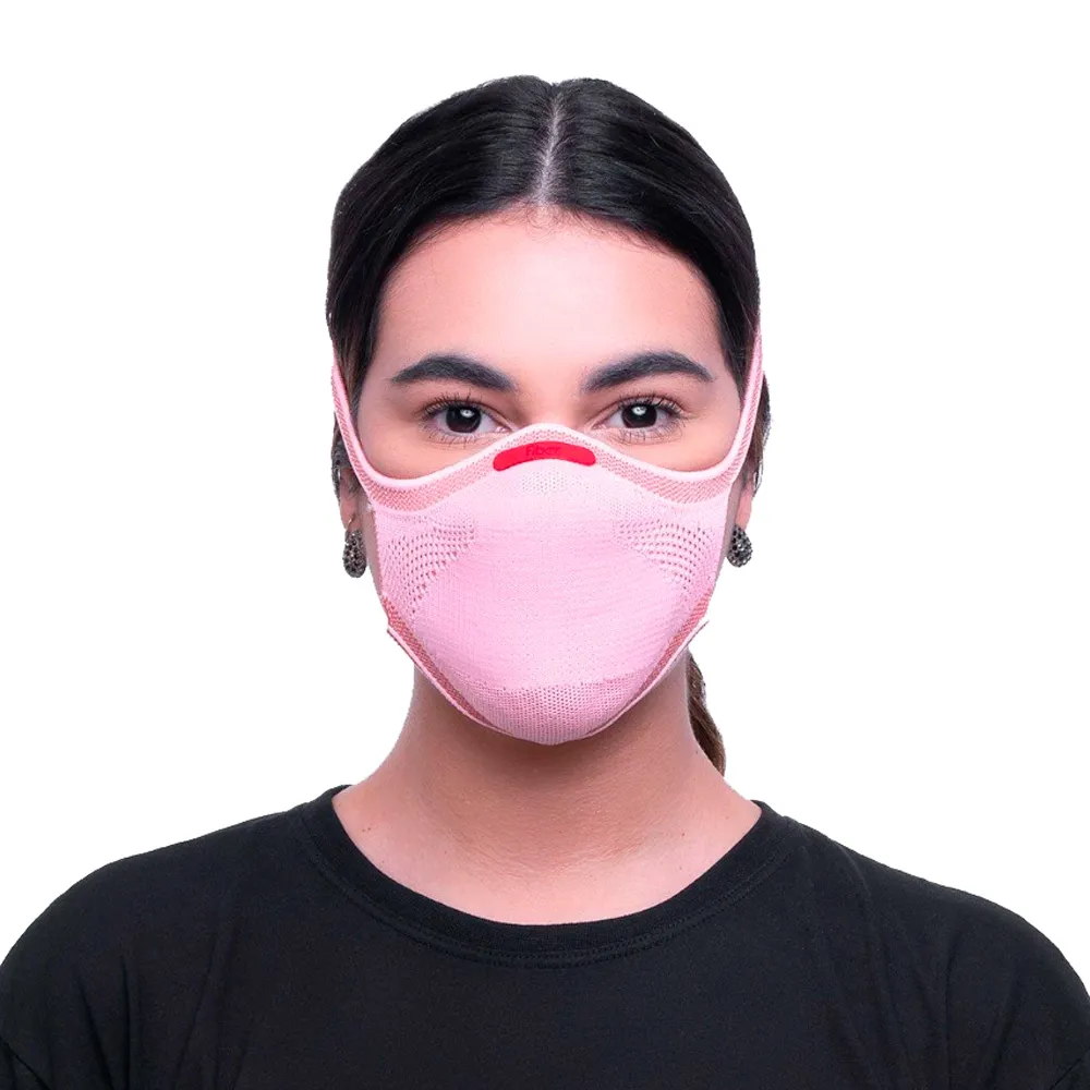Máscara de Proteção Fiber Reutilizável Tamanho 1 Rosa