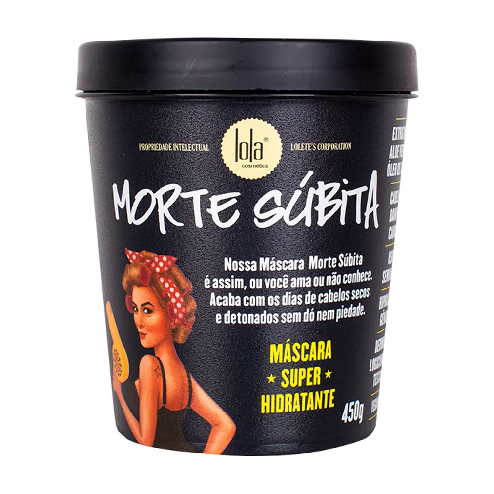 Máscara de Tratamento Morte Súbita Lola Cosmetics com 450g