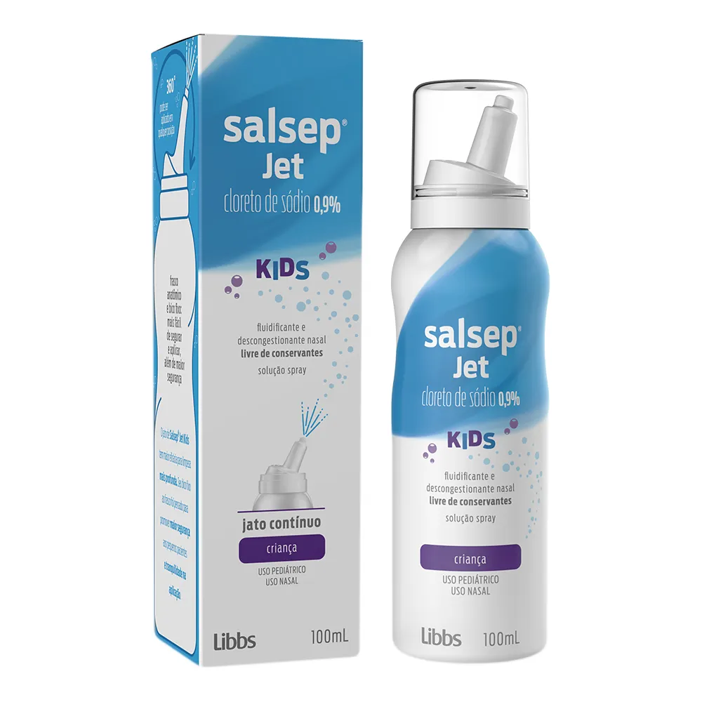 Salsep Jet Kids Solução Nasal Spray com 100ml