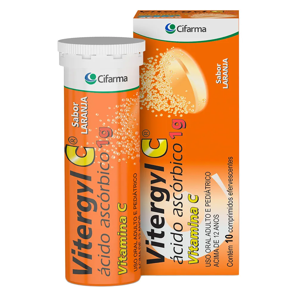 Vitergyl C 1g com 10 Comprimidos Efervescentes