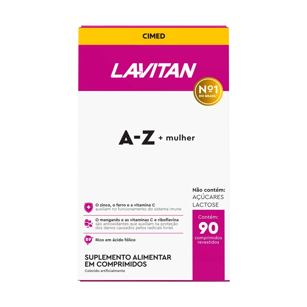 Lavitan A-Z Mais Mulher com 90 Comprimidos