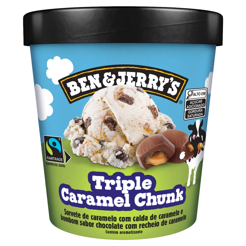 Sorvete Ben & Jerry's Triple Caramel Chunk 458ml