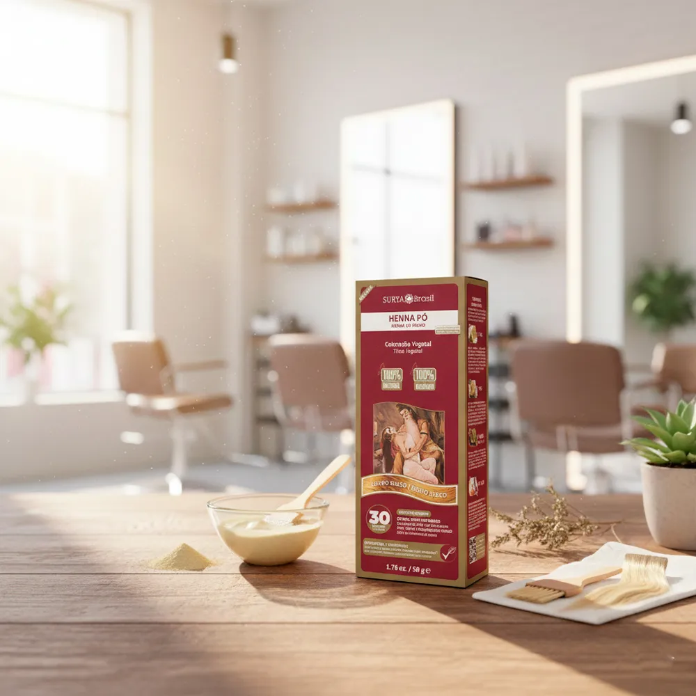 Henna Surya Pó Natural Cor Louro Sueco 50g em Oferta | Araujo