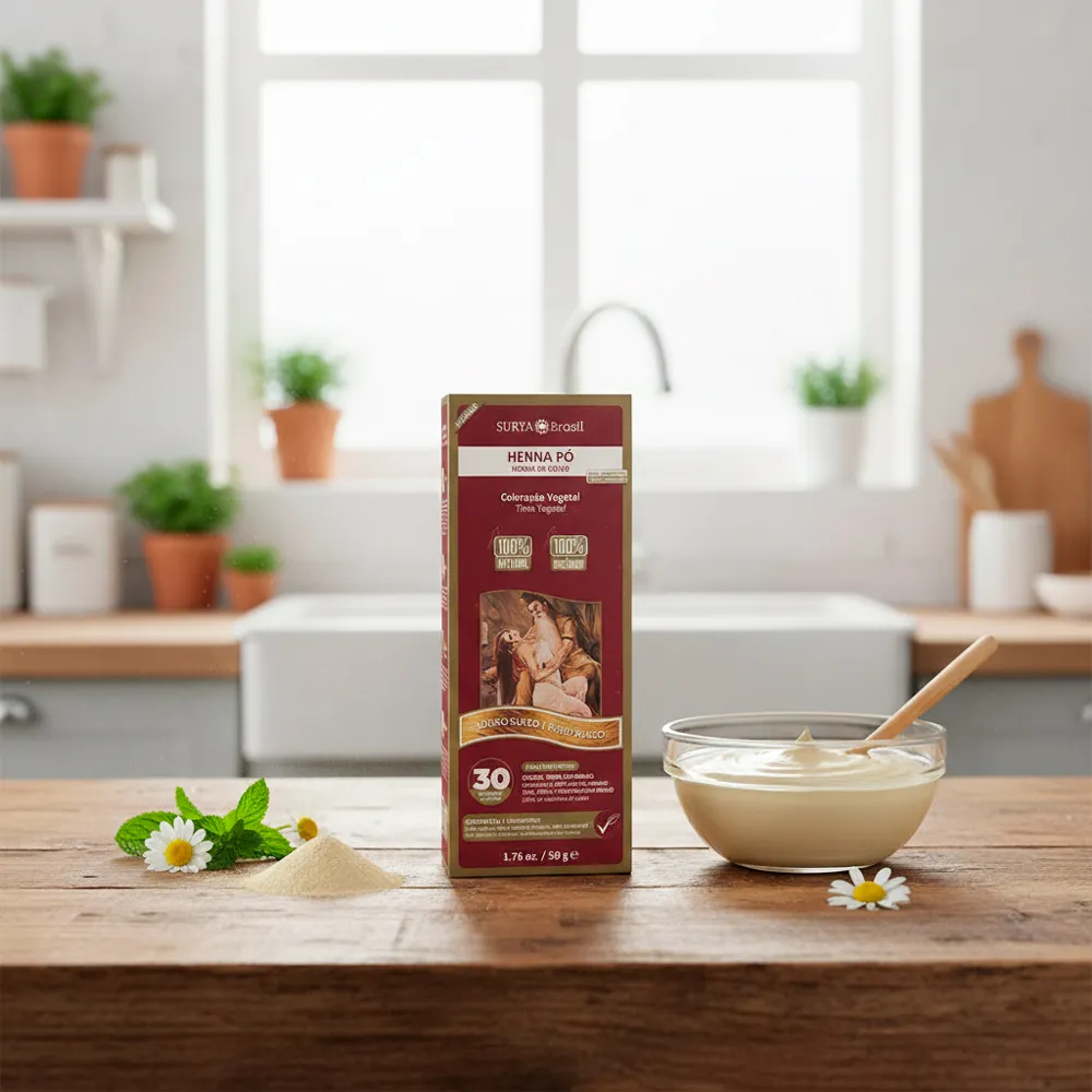 Henna Surya Pó Natural Cor Louro Sueco 50g em Oferta | Araujo