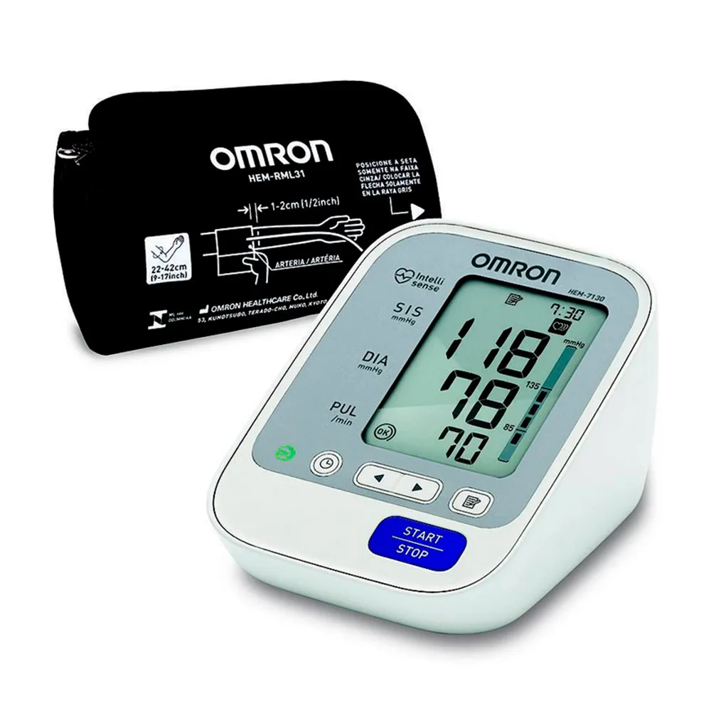 Aparelho de Pressão Omron Automático Braço Elite HEM 7130 com 1 Unidade