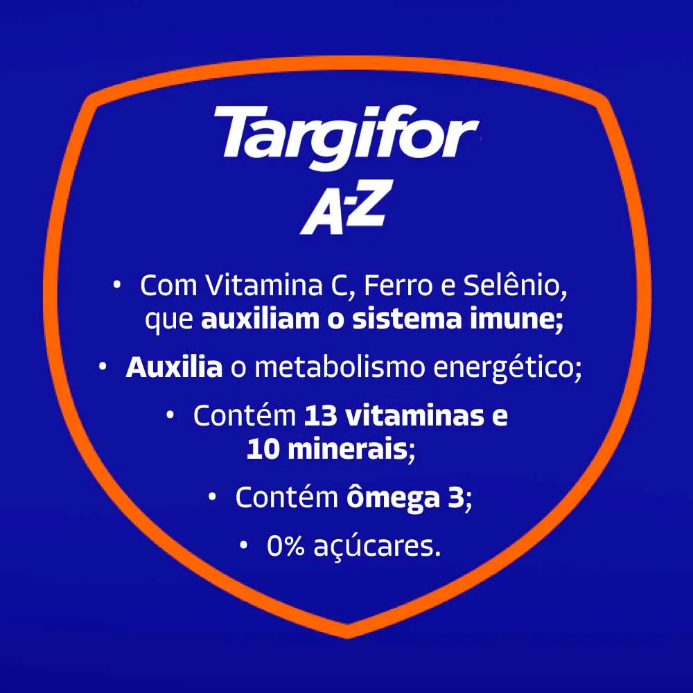 Suplemento Alimentar Targifor Imunidade A-Z com 30 Cápsulas