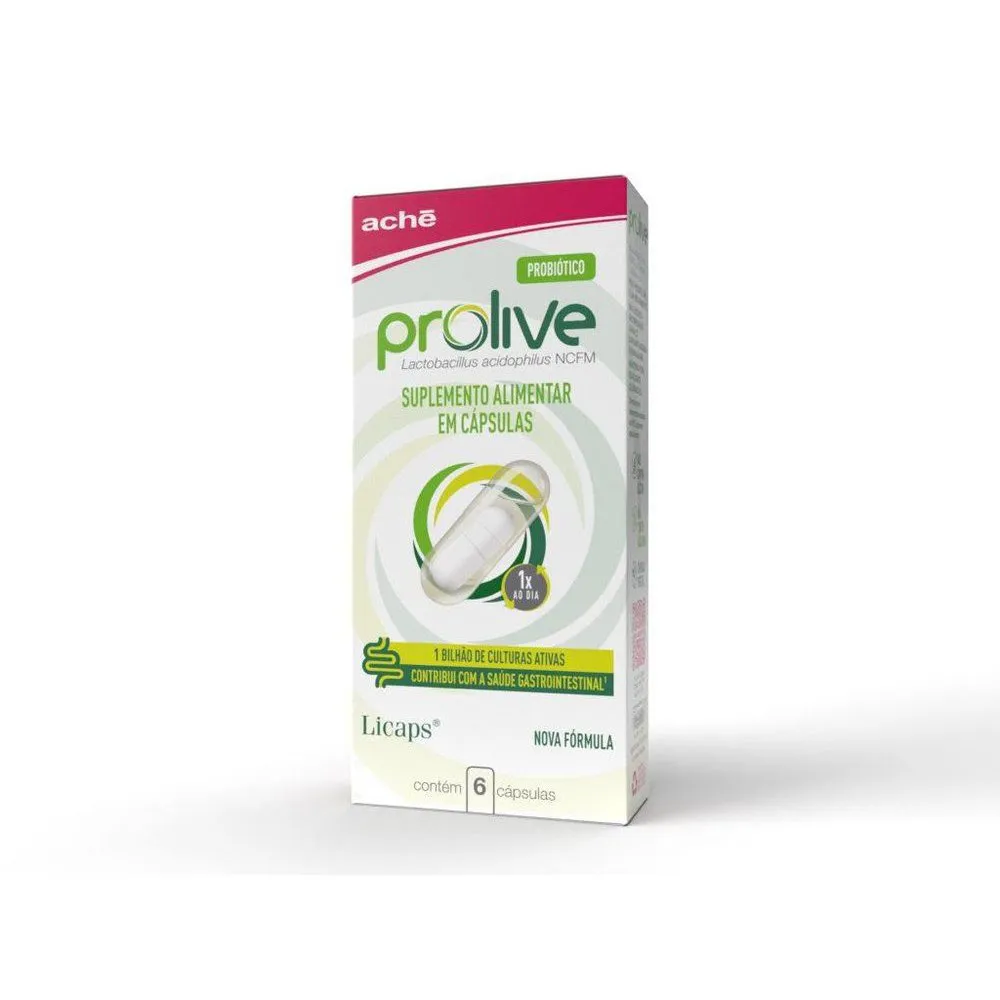 Prolive – Lactobacillus acidophilus - Drogaria Araujo