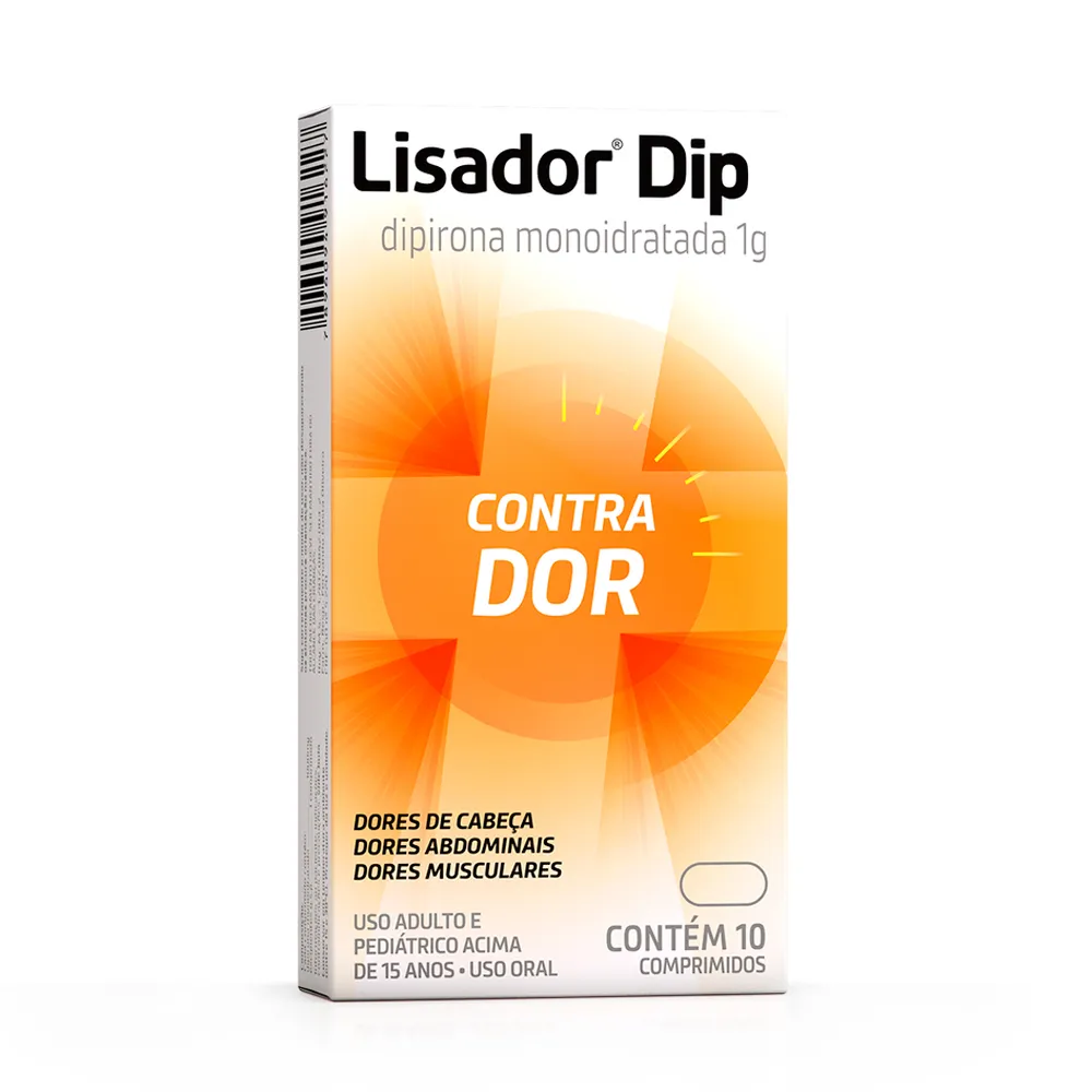 Lisador Dip 1g com 10 Comprimidos