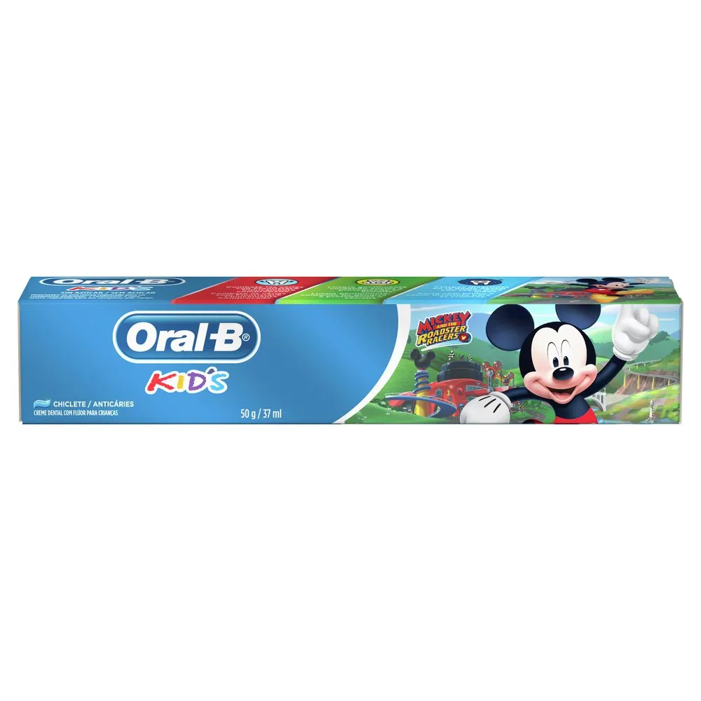 Creme Dental Infantil Oral-B Kids Mickey com Flúor 50g