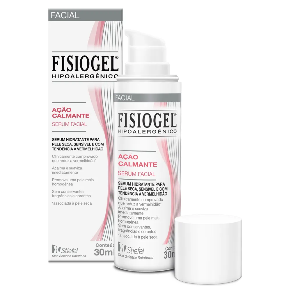 Fisiogel Ação Calmante Stiefel Serum Diário Facial 30ml