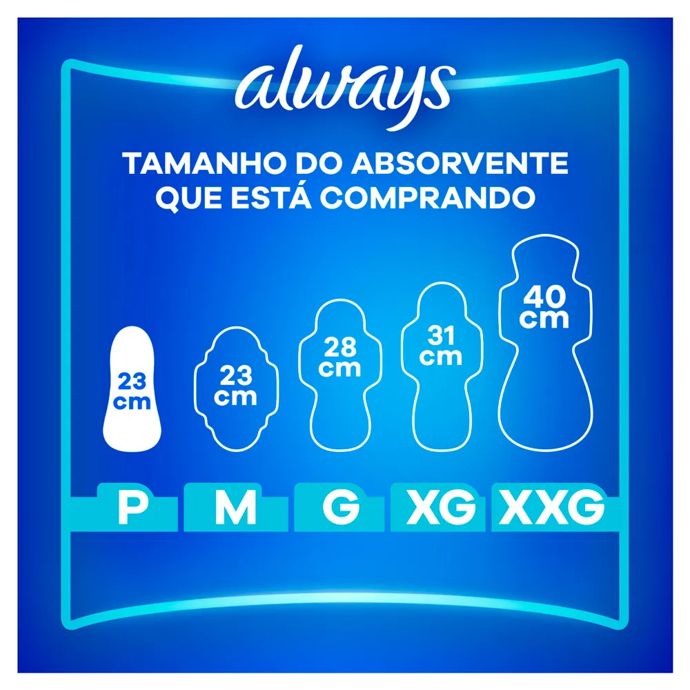 Absorvente Always Suave Tamanho P Sem Abas 8 Unidades_4