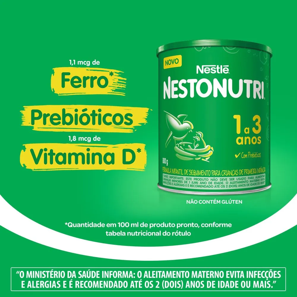 Fórmula Infantil de Primeira Infância Nestonutri 1+ 800g