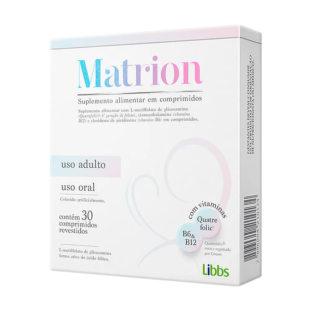 Matrion com 30 Comprimidos Revestidos
