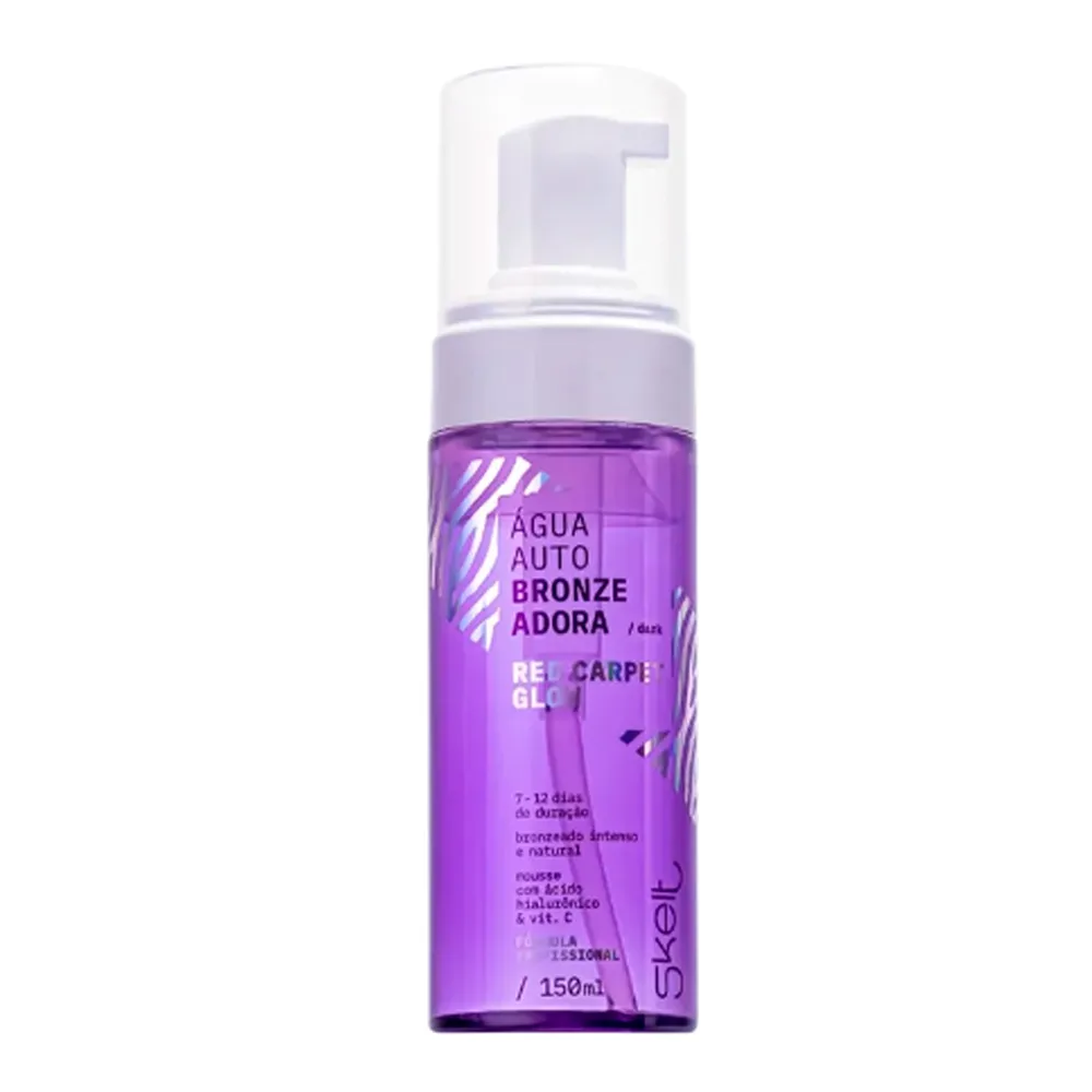 Água Autobronzeadora em Mousse Dark Skelt 150ml