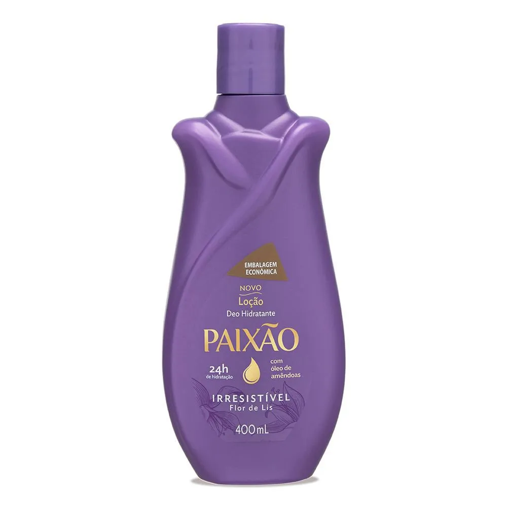 Hidratante Paixão Irresistível com Óleo de Amêndoas Ação Desodorante 400ml